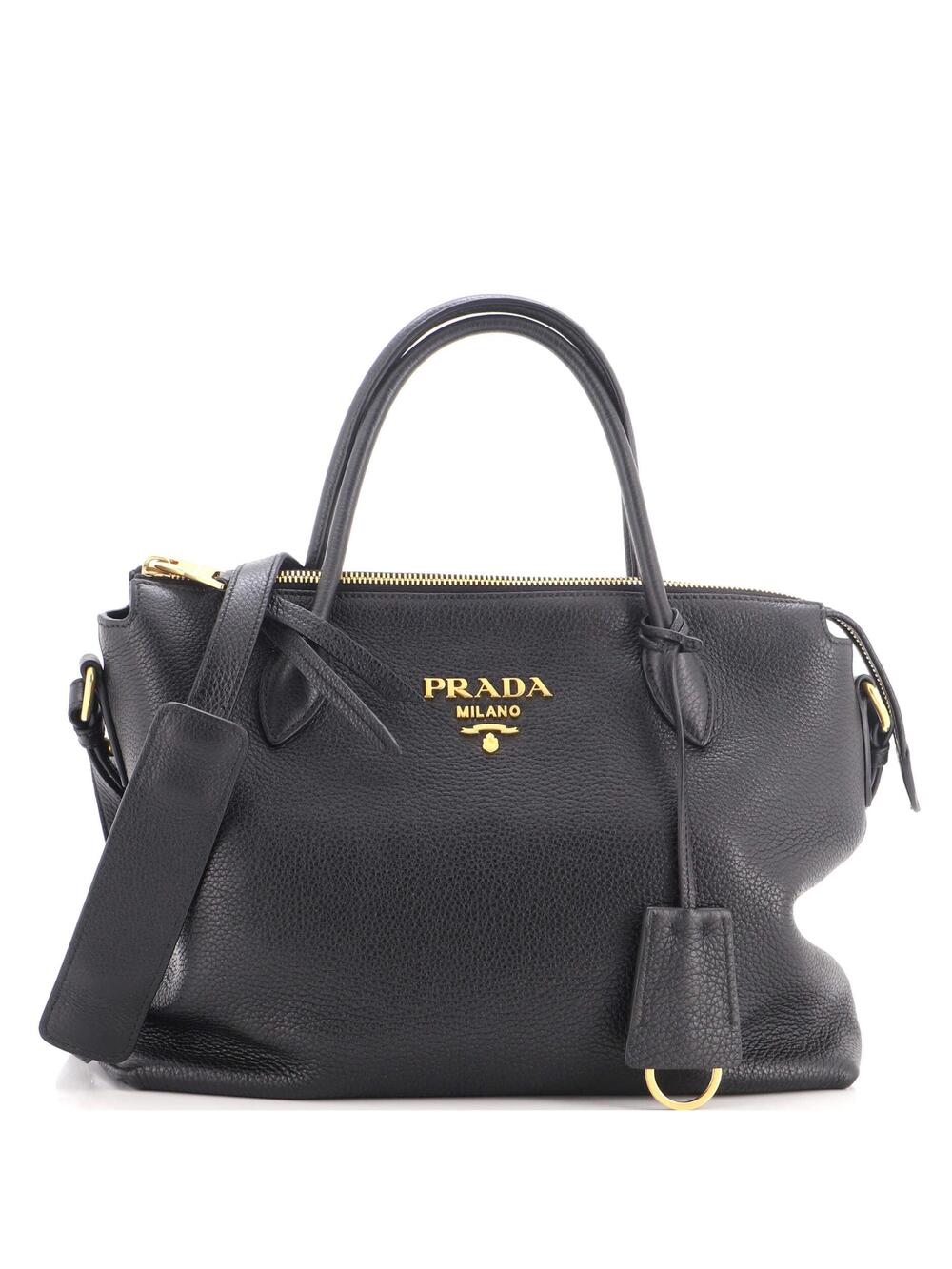 Prada Dual Strap Zip Tote Vitello Daino #370654P13B